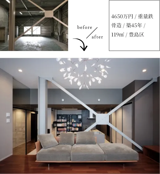 4650万円 / 重量鉄骨造 / 築45年 / 119㎡ / 豊島区