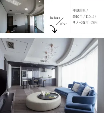 神奈川県 / 築10年 / 110㎡ / リノベ費用 -万円