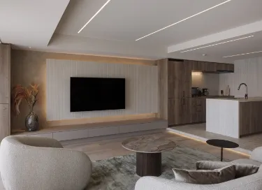 リノベ費用 3500万円 / 葉山町 / 築24年 / 76㎡のデザイン事例写真