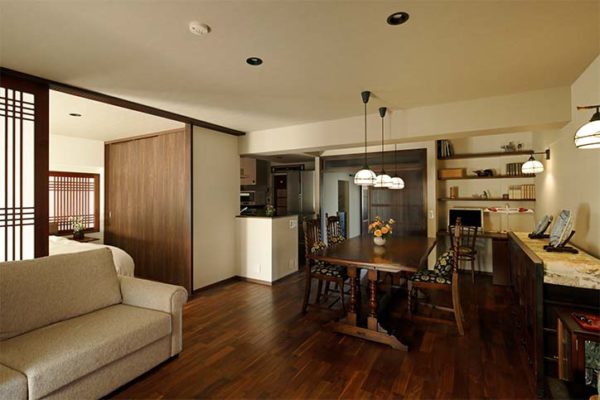 マンションスケルトンリフォーム・マンションスケルトンリノベーションデザイン事例　#00406