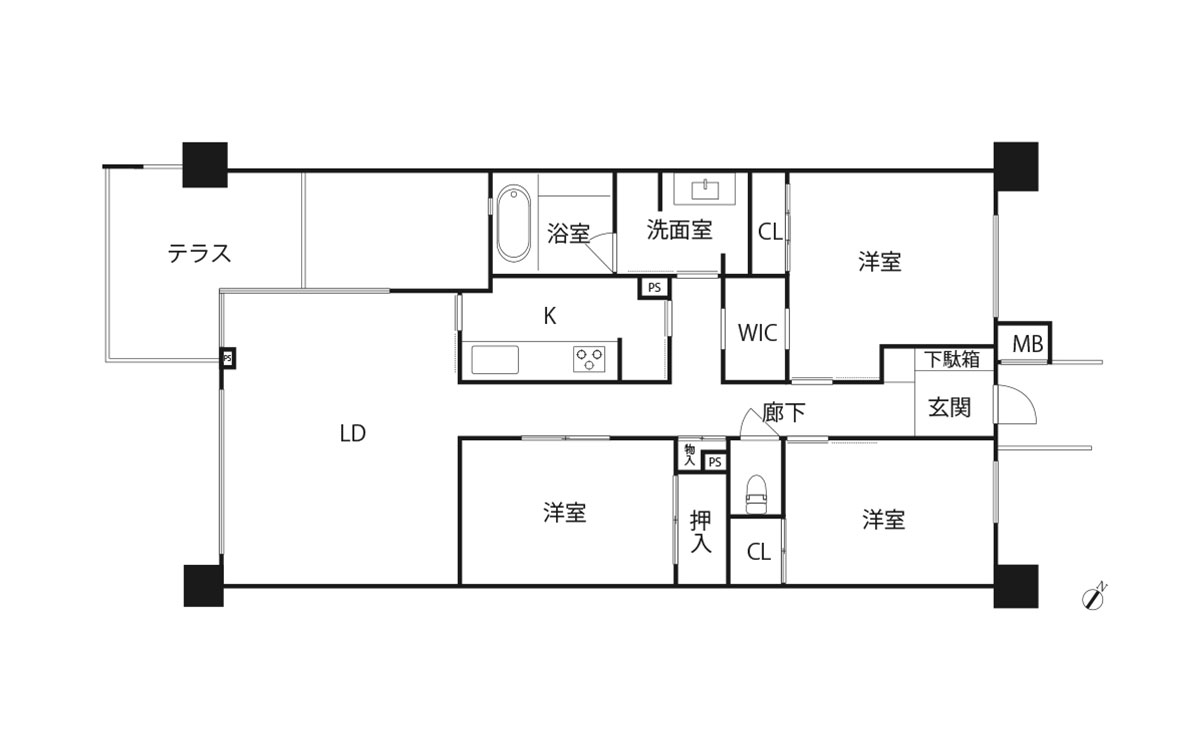 70平米のマンションは4人家族には狭い？ 開放的な間取り5つのアイデア