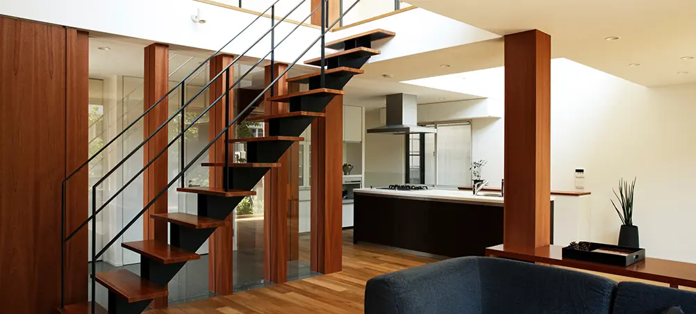 ケールを活かしたダイナミックな間取り