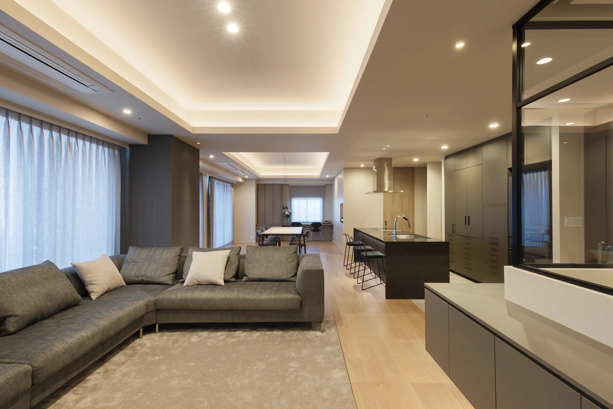 写真タイトル：タワーマンションリフォーム事例_モダン#24019