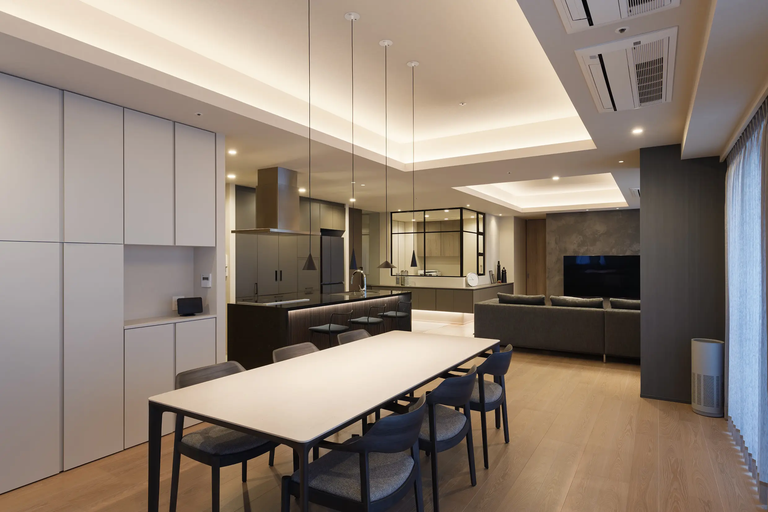 写真タイトル：タワーマンションリフォーム事例_モダン#24019